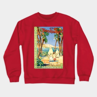 Vintage Travel Poster - Algiers Crewneck Sweatshirt